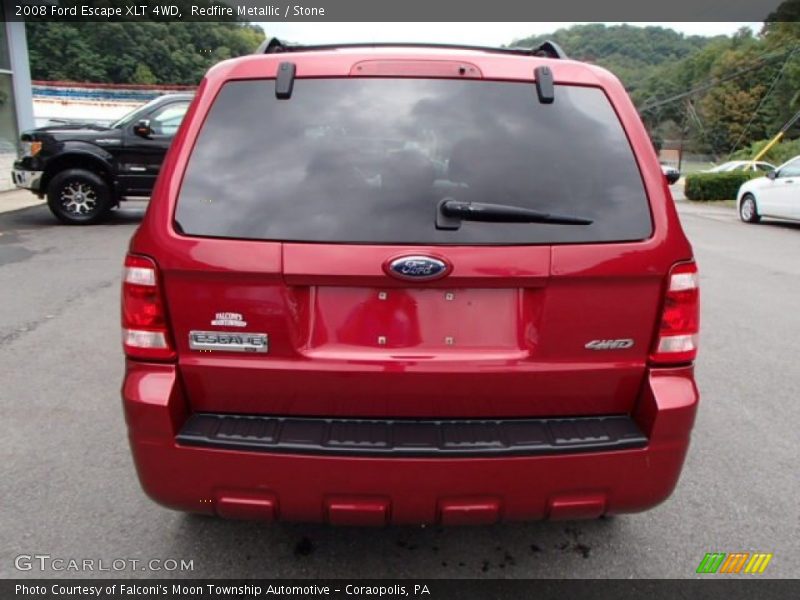 Redfire Metallic / Stone 2008 Ford Escape XLT 4WD