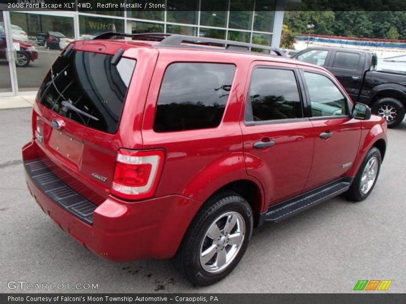 Redfire Metallic / Stone 2008 Ford Escape XLT 4WD