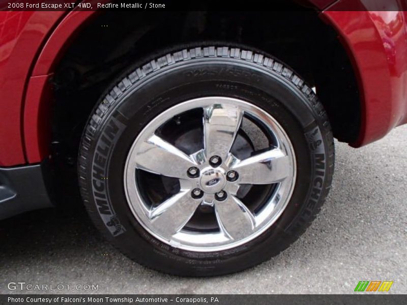Redfire Metallic / Stone 2008 Ford Escape XLT 4WD