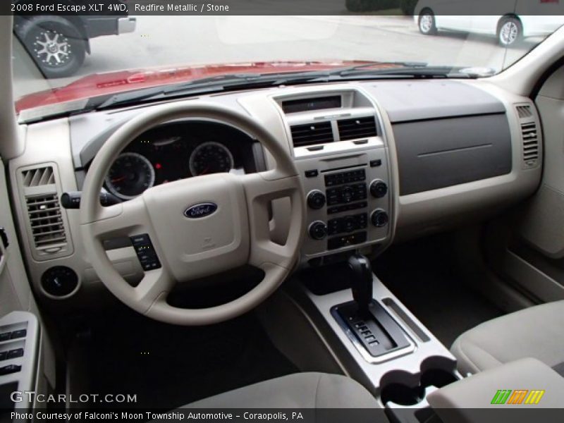 Redfire Metallic / Stone 2008 Ford Escape XLT 4WD