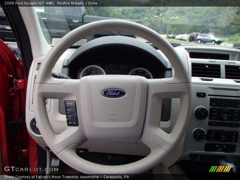 Redfire Metallic / Stone 2008 Ford Escape XLT 4WD