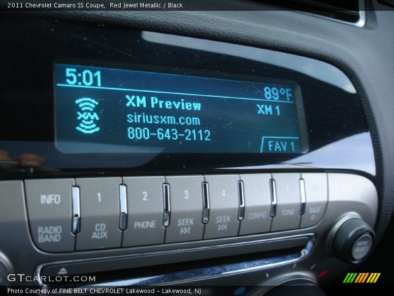 Red Jewel Metallic / Black 2011 Chevrolet Camaro SS Coupe