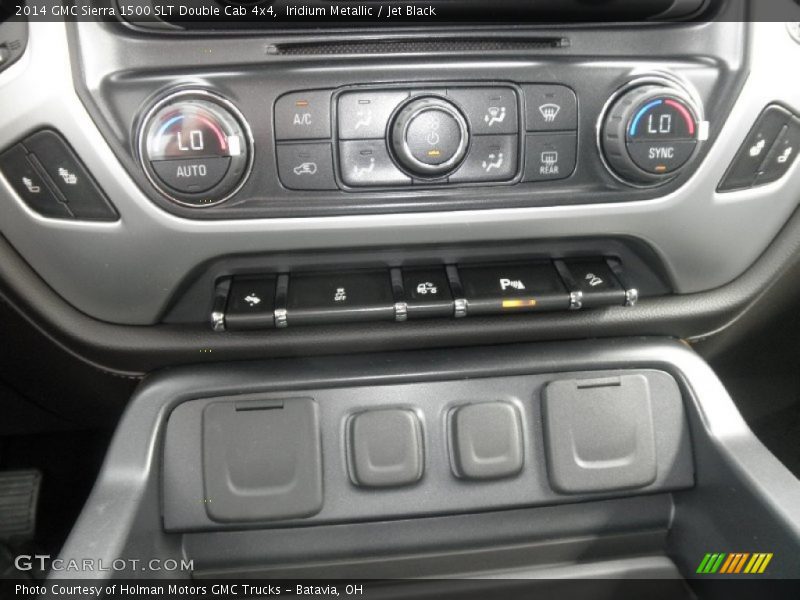 Iridium Metallic / Jet Black 2014 GMC Sierra 1500 SLT Double Cab 4x4