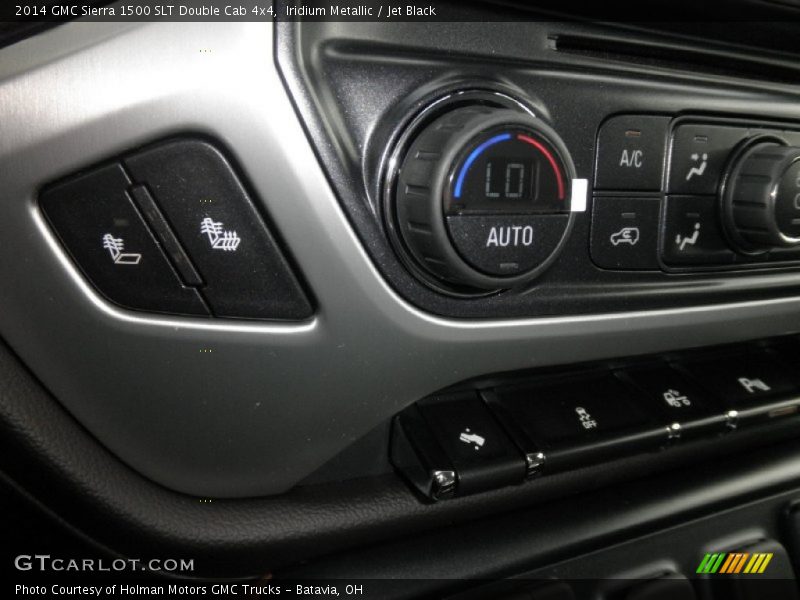 Iridium Metallic / Jet Black 2014 GMC Sierra 1500 SLT Double Cab 4x4