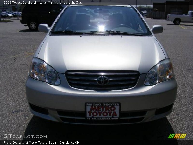 Lunar Mist Metallic / Light Gray 2003 Toyota Corolla LE