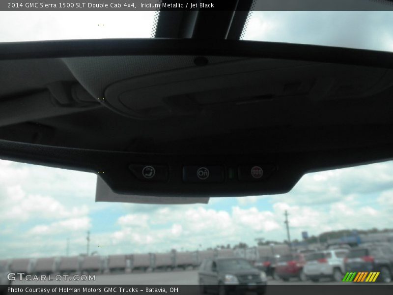 Iridium Metallic / Jet Black 2014 GMC Sierra 1500 SLT Double Cab 4x4
