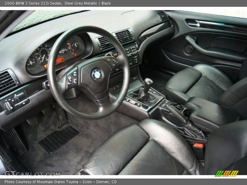 Black Interior - 2000 3 Series 323i Sedan 