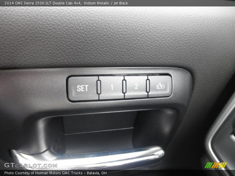 Iridium Metallic / Jet Black 2014 GMC Sierra 1500 SLT Double Cab 4x4