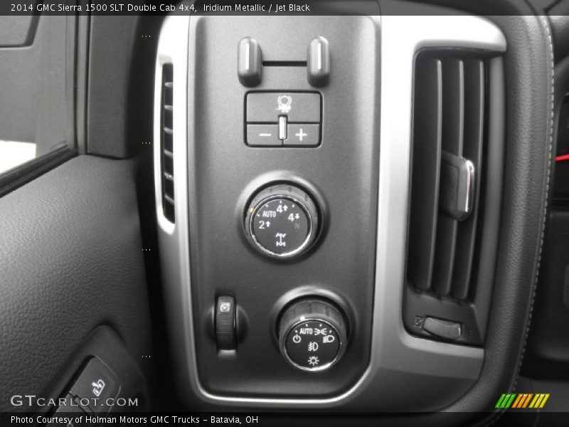 Iridium Metallic / Jet Black 2014 GMC Sierra 1500 SLT Double Cab 4x4