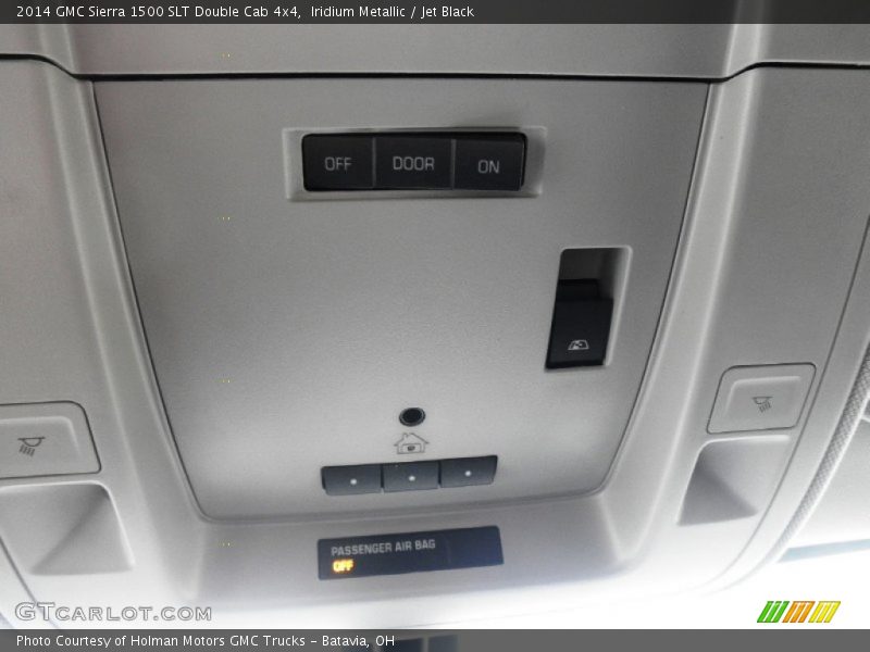 Iridium Metallic / Jet Black 2014 GMC Sierra 1500 SLT Double Cab 4x4