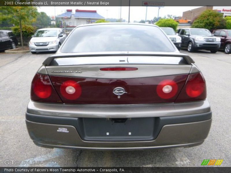 Bronzemist Metallic / Neutral Beige 2003 Chevrolet Impala LS