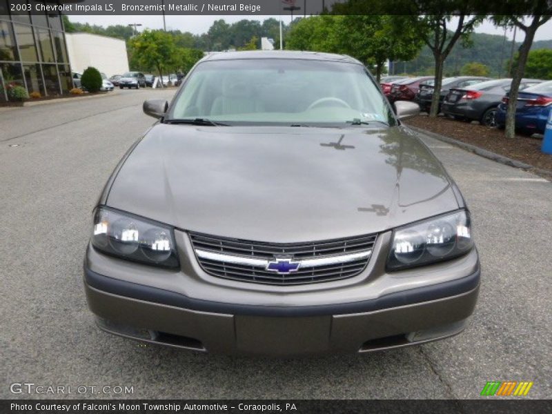 Bronzemist Metallic / Neutral Beige 2003 Chevrolet Impala LS