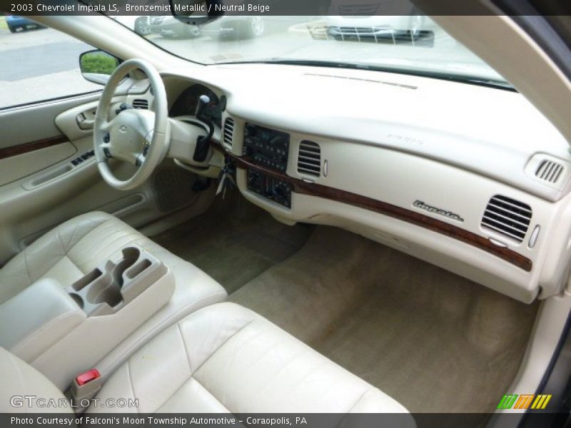 Bronzemist Metallic / Neutral Beige 2003 Chevrolet Impala LS