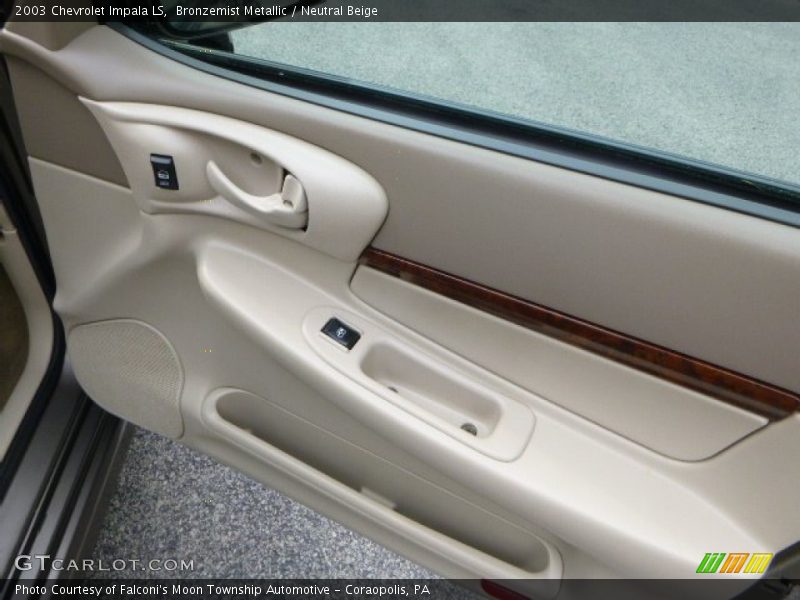 Bronzemist Metallic / Neutral Beige 2003 Chevrolet Impala LS