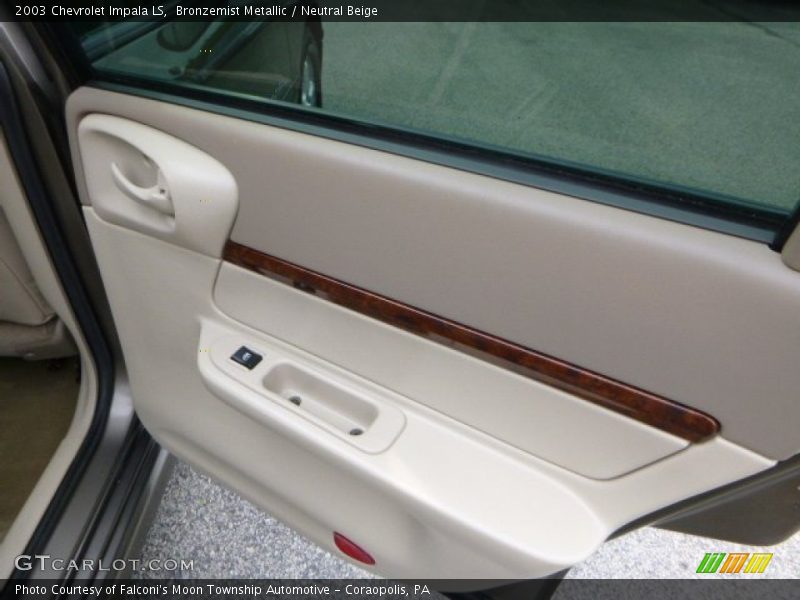 Bronzemist Metallic / Neutral Beige 2003 Chevrolet Impala LS