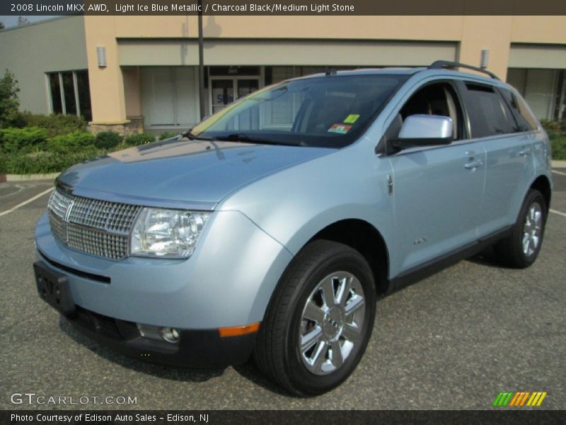 Light Ice Blue Metallic / Charcoal Black/Medium Light Stone 2008 Lincoln MKX AWD