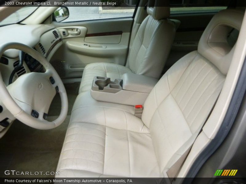 Bronzemist Metallic / Neutral Beige 2003 Chevrolet Impala LS