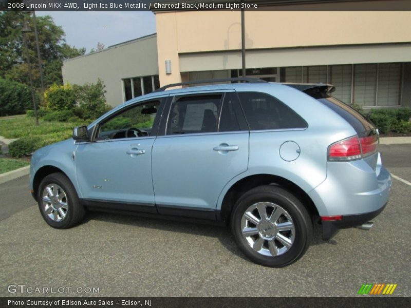Light Ice Blue Metallic / Charcoal Black/Medium Light Stone 2008 Lincoln MKX AWD