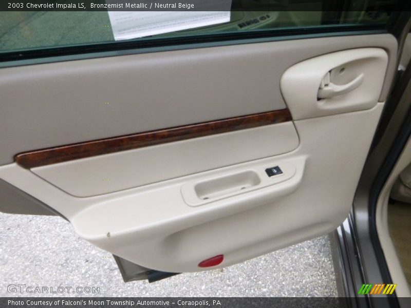 Bronzemist Metallic / Neutral Beige 2003 Chevrolet Impala LS
