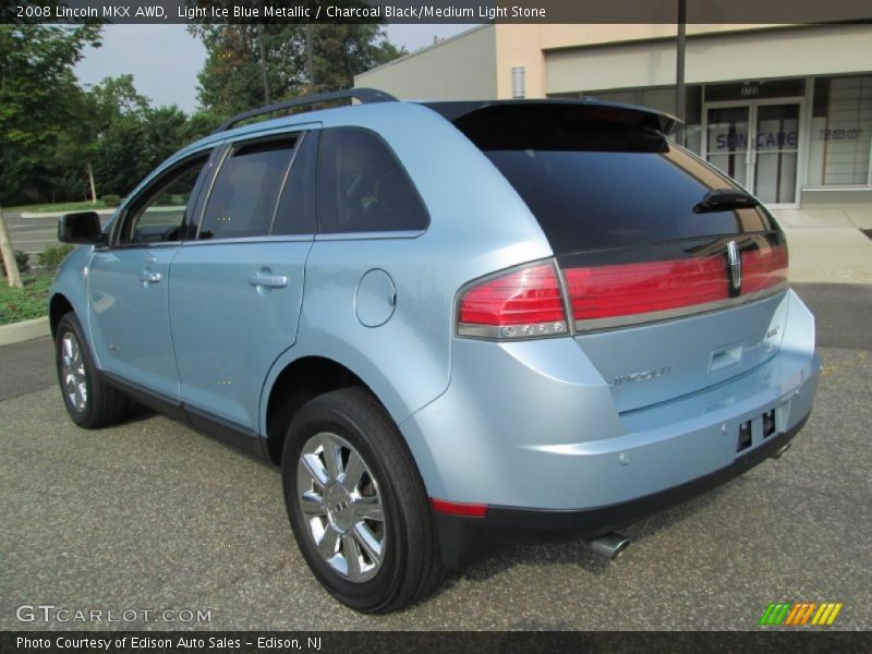 Light Ice Blue Metallic / Charcoal Black/Medium Light Stone 2008 Lincoln MKX AWD