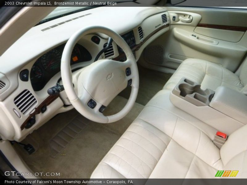 Bronzemist Metallic / Neutral Beige 2003 Chevrolet Impala LS