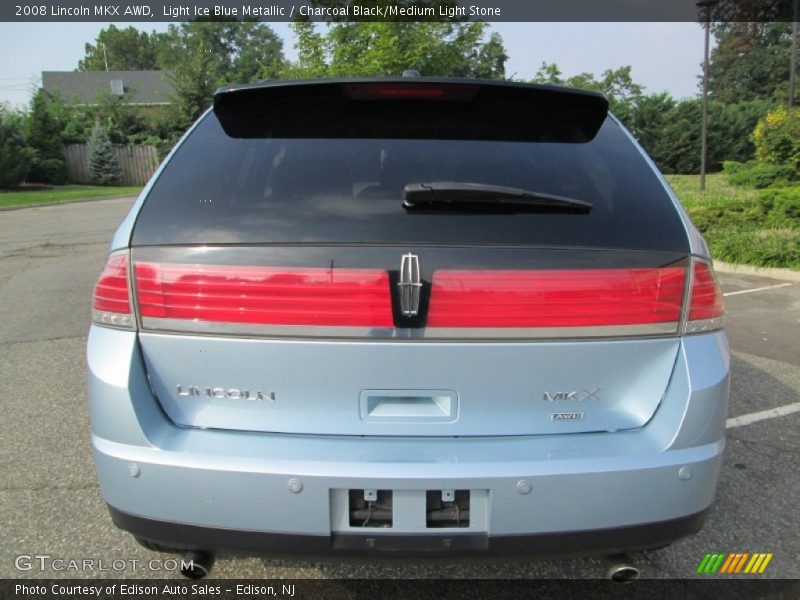 Light Ice Blue Metallic / Charcoal Black/Medium Light Stone 2008 Lincoln MKX AWD