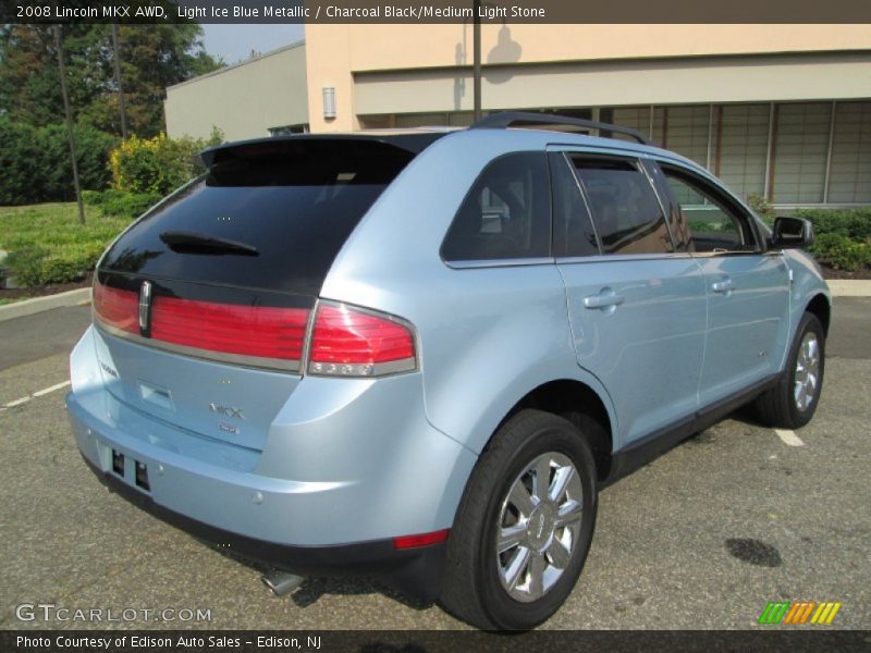 Light Ice Blue Metallic / Charcoal Black/Medium Light Stone 2008 Lincoln MKX AWD