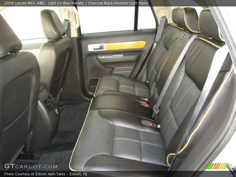 Light Ice Blue Metallic / Charcoal Black/Medium Light Stone 2008 Lincoln MKX AWD