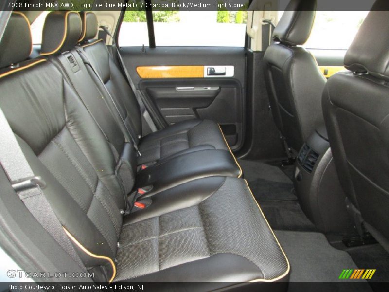 Light Ice Blue Metallic / Charcoal Black/Medium Light Stone 2008 Lincoln MKX AWD