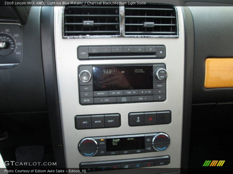 Light Ice Blue Metallic / Charcoal Black/Medium Light Stone 2008 Lincoln MKX AWD