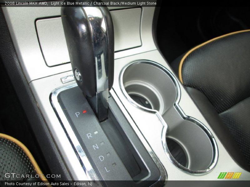 Light Ice Blue Metallic / Charcoal Black/Medium Light Stone 2008 Lincoln MKX AWD