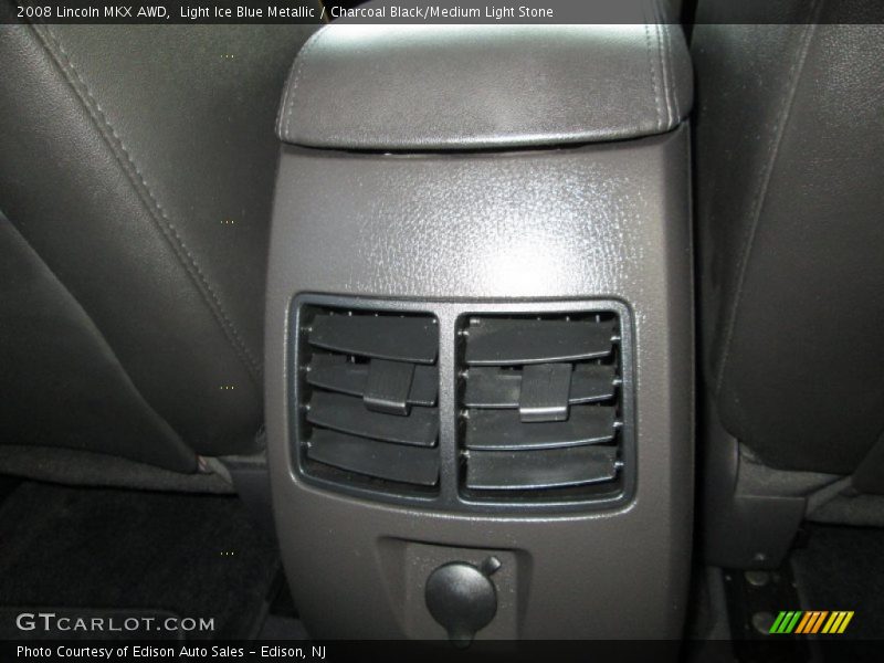 Light Ice Blue Metallic / Charcoal Black/Medium Light Stone 2008 Lincoln MKX AWD