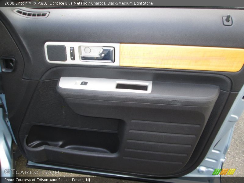 Light Ice Blue Metallic / Charcoal Black/Medium Light Stone 2008 Lincoln MKX AWD