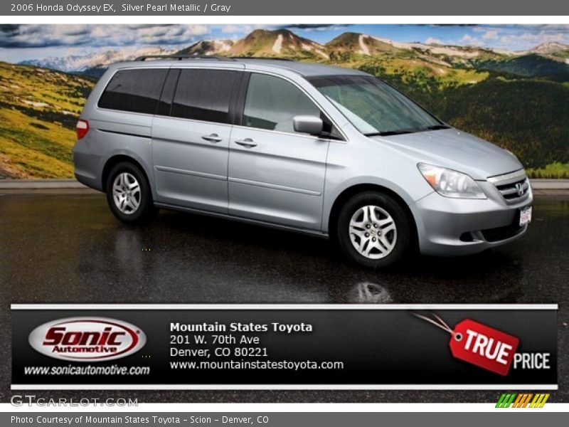 Silver Pearl Metallic / Gray 2006 Honda Odyssey EX