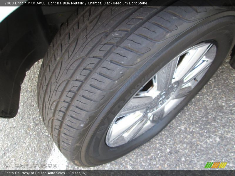 Light Ice Blue Metallic / Charcoal Black/Medium Light Stone 2008 Lincoln MKX AWD