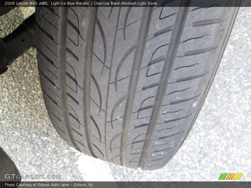 Light Ice Blue Metallic / Charcoal Black/Medium Light Stone 2008 Lincoln MKX AWD