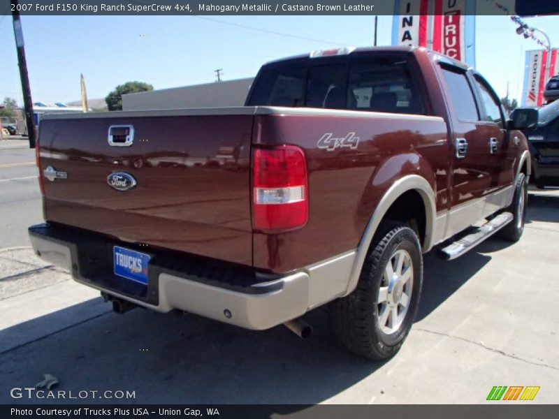 Mahogany Metallic / Castano Brown Leather 2007 Ford F150 King Ranch SuperCrew 4x4