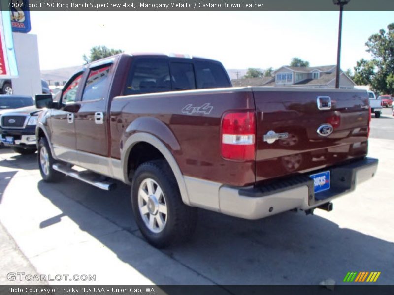 Mahogany Metallic / Castano Brown Leather 2007 Ford F150 King Ranch SuperCrew 4x4