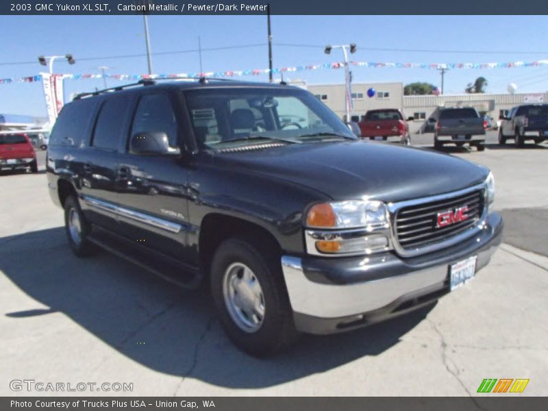 Carbon Metallic / Pewter/Dark Pewter 2003 GMC Yukon XL SLT