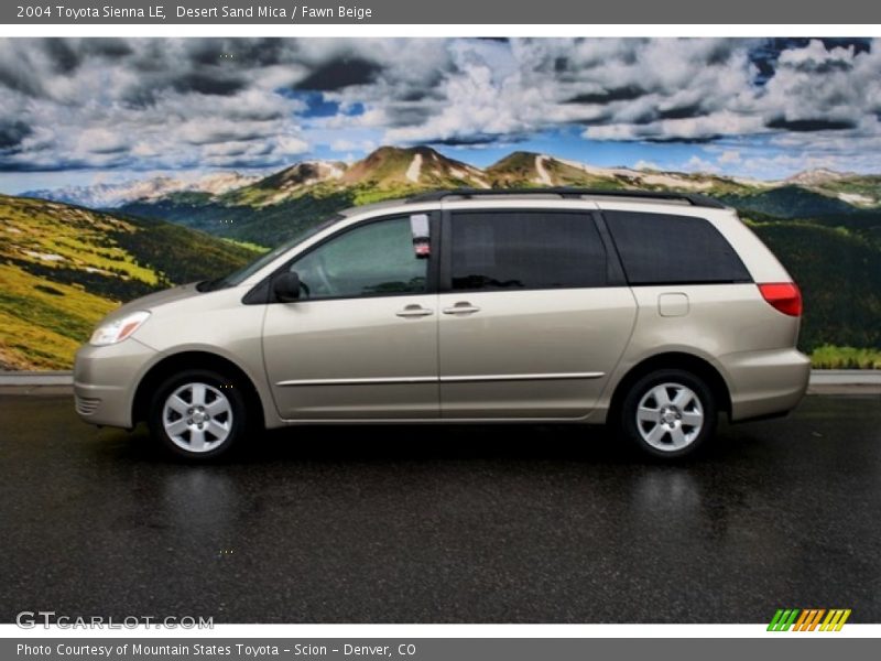 Desert Sand Mica / Fawn Beige 2004 Toyota Sienna LE
