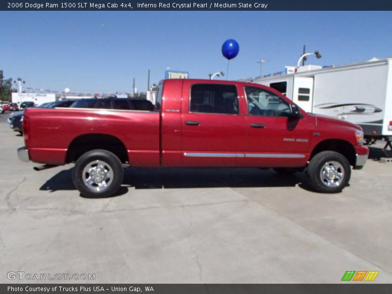 Inferno Red Crystal Pearl / Medium Slate Gray 2006 Dodge Ram 1500 SLT Mega Cab 4x4