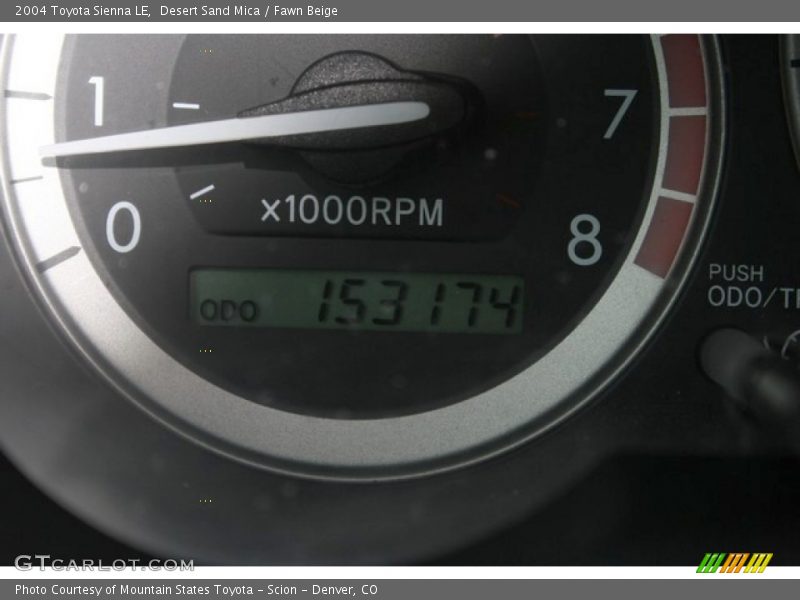 Desert Sand Mica / Fawn Beige 2004 Toyota Sienna LE