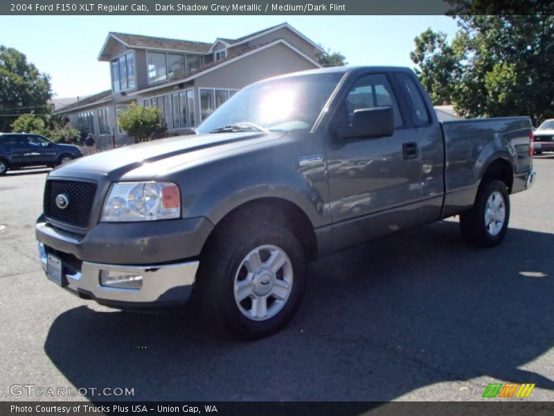 Dark Shadow Grey Metallic / Medium/Dark Flint 2004 Ford F150 XLT Regular Cab