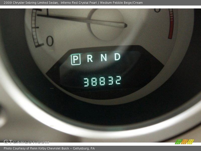 Inferno Red Crystal Pearl / Medium Pebble Beige/Cream 2009 Chrysler Sebring Limited Sedan