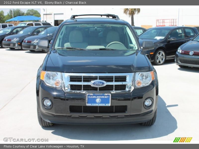 Ebony Black / Charcoal Black 2012 Ford Escape XLT V6