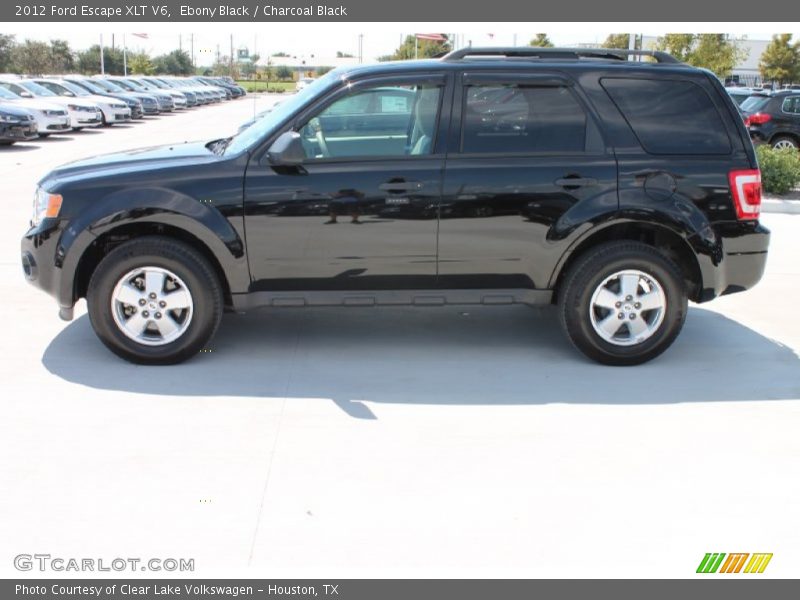 Ebony Black / Charcoal Black 2012 Ford Escape XLT V6