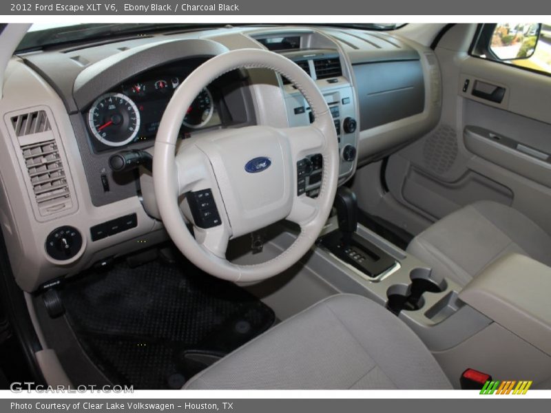 Ebony Black / Charcoal Black 2012 Ford Escape XLT V6