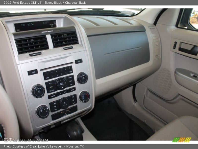 Ebony Black / Charcoal Black 2012 Ford Escape XLT V6
