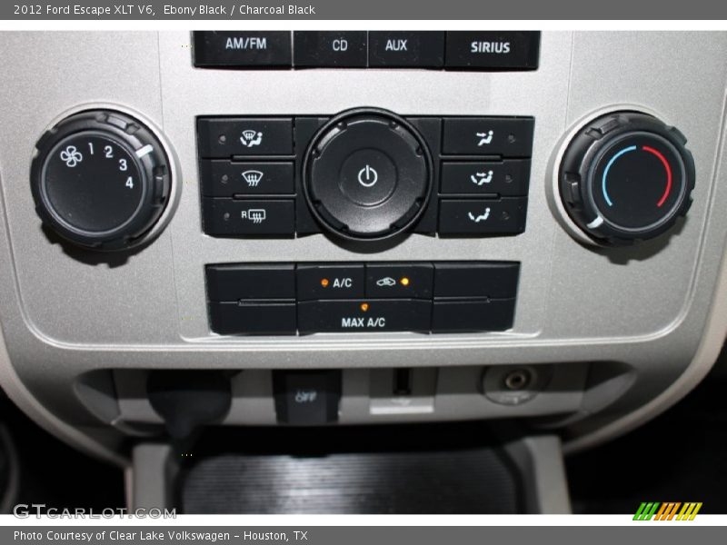 Ebony Black / Charcoal Black 2012 Ford Escape XLT V6