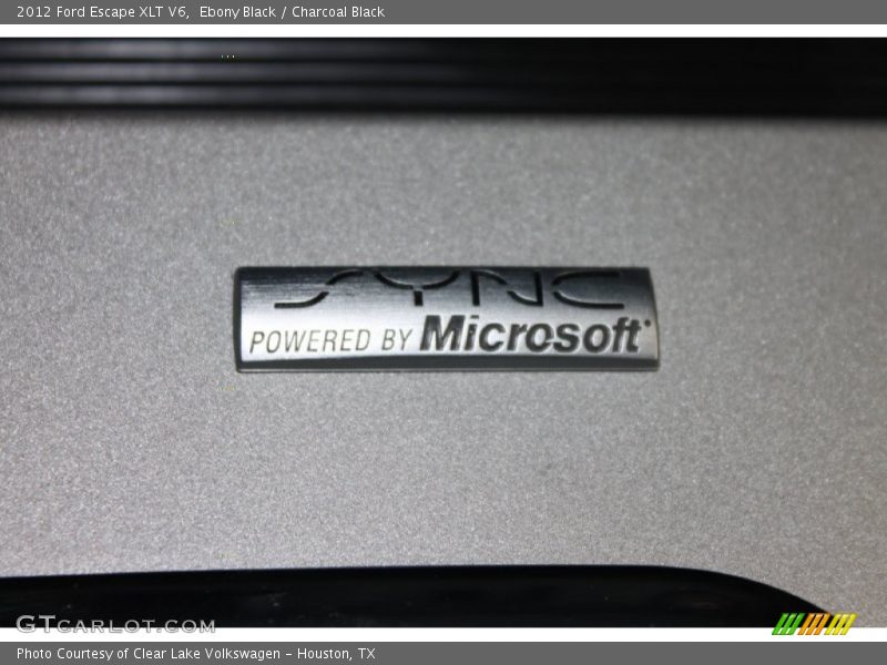 Ebony Black / Charcoal Black 2012 Ford Escape XLT V6